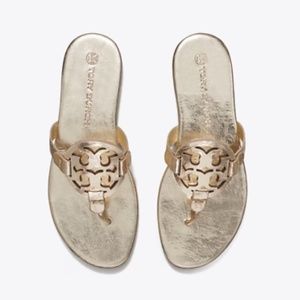 Tory Burch Miller Soft Metallic Sandal